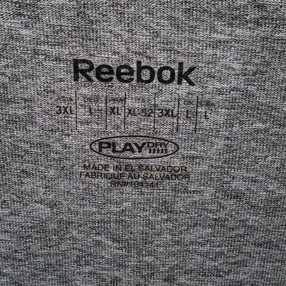 Reebok Men's Logo Long Sleeve Top Shirt size L - Picture 2 of 3